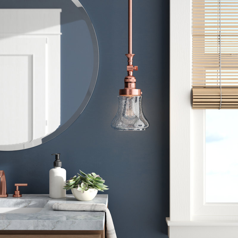 Beachcrest Home Nardone 1 Light Single Bell Pendant