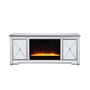Zariyah TV Stand for TVs up to 60 with Fireplace by House of Hampton