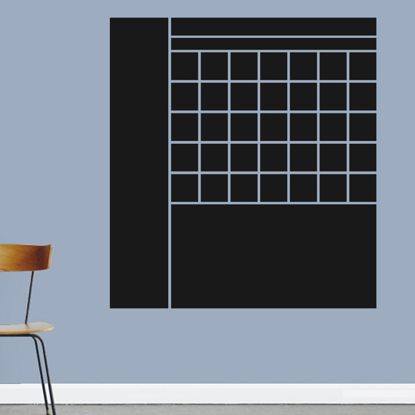 Chalkboard Calendar Decal Wayfair