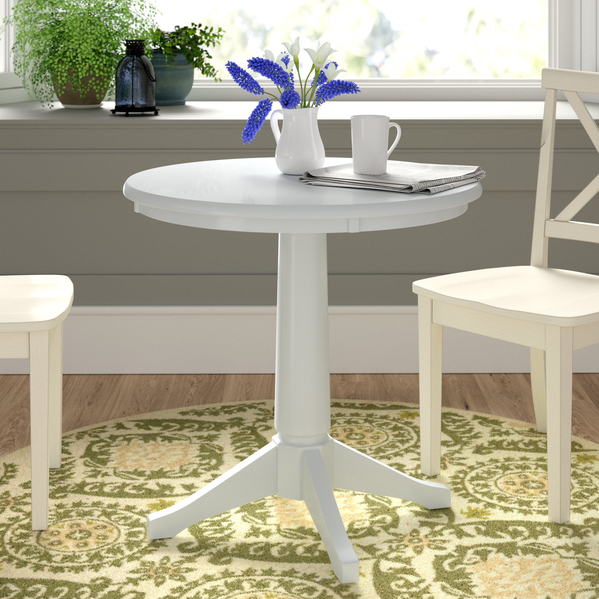 tiny pedestal table