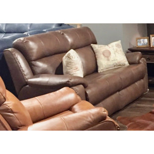 Go to store & view more images Southern Motion Blue Ribbon Leather Reclining Loveseat