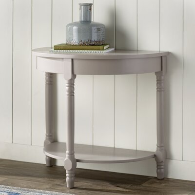 Lark Manor Joanna 30" Solid Wood Console Table  Color: Shady White