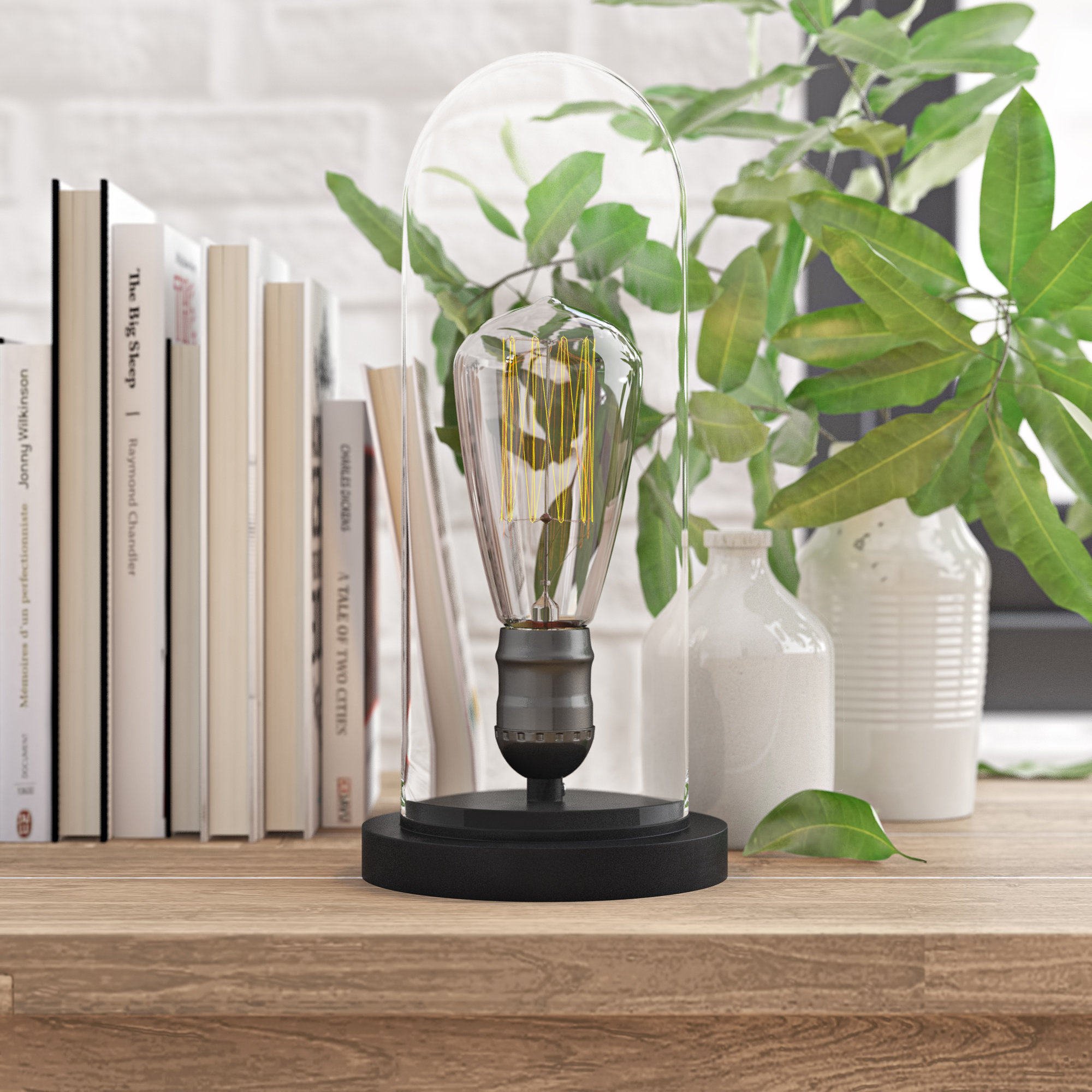 wilko rose gold lamp