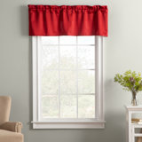 Red Valances Kitchen Curtains You Ll Love In 2020 Wayfair Red Valances Kitchen Curtains You Ll