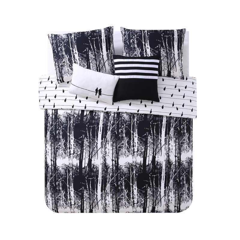 Wrought Studio Marriott Reversible Duvet Cover Set Wayfair