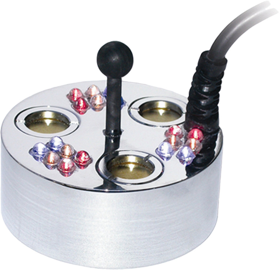 Transformer and Ring Alpine Jet Pond Fogger w// 18 LED Lights 2 Inch Tall
