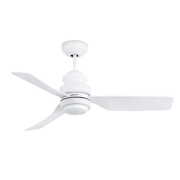 Brayden Studio 120cm Hornbuckle 3 Blade Led Ceiling Fan With