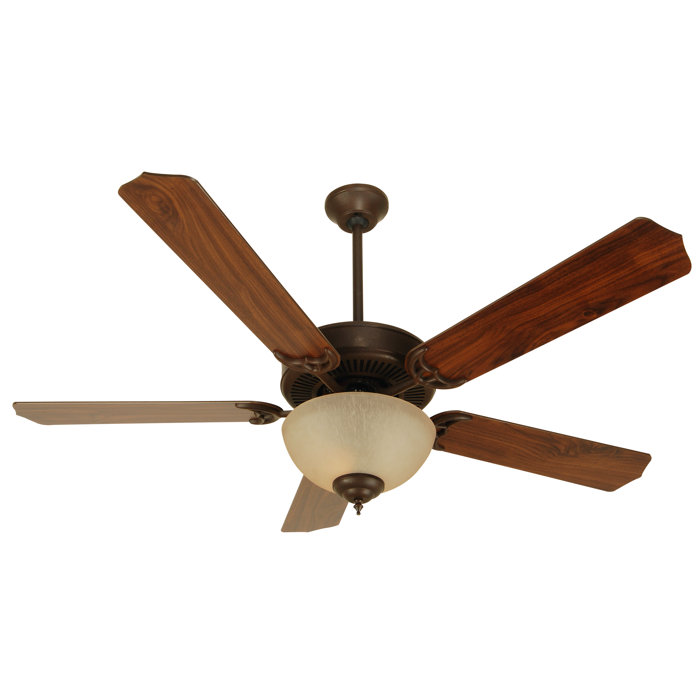 52 Palatine Traditional 5 Blade Ceiling Fan Light Kit Included