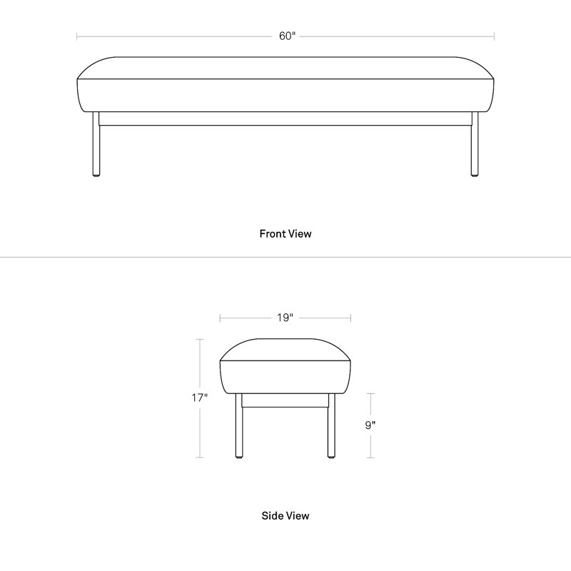 Blu Dot Puff Puff Bench & Reviews | Wayfair