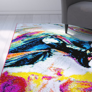Bright Color Rugs Wayfair Peyton Multi Colored Area Rug
