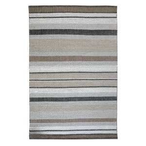Heston Hand-Woven Wool Gray/Cream Area Rug
