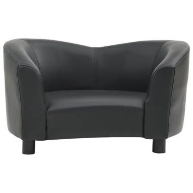 faux leather 2 seater tub chair