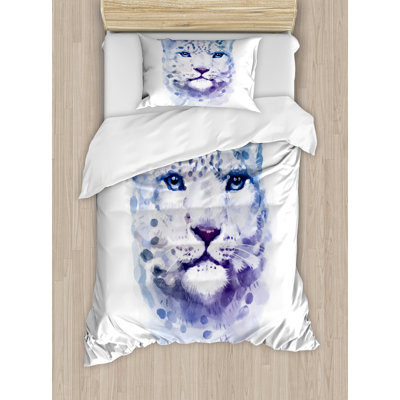 East Urban Home Animal Big Wild Cats Themed Print Watercolor Style