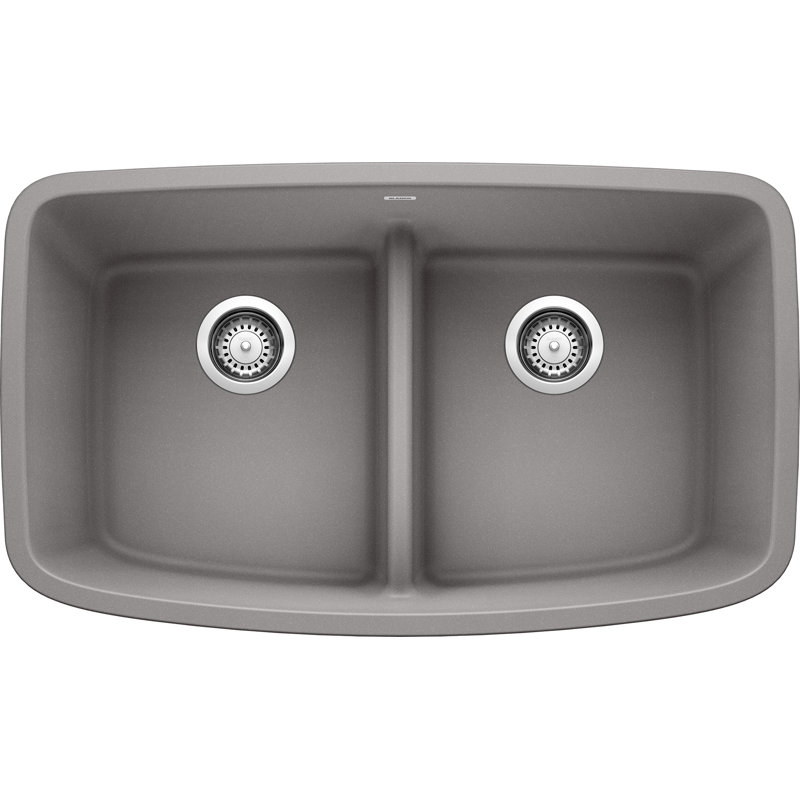 Blanco Valea 29" L x 17" W Double Basin Undermount Kitchen ...