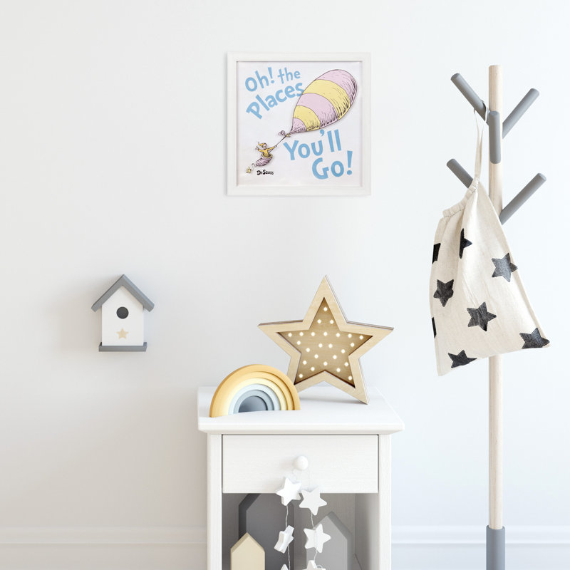 Nielsenbainbridge Dr Seuss Oh The Places You Ll Go Framed Art