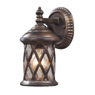 Go to store & view more images Whittington 1-Light Outdoor Wall lantern by Fleur De Lis Living