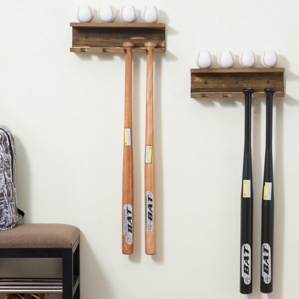 Baseball Bat Wall Holder Two Ways Bracket Display Mini Practical High Quality 