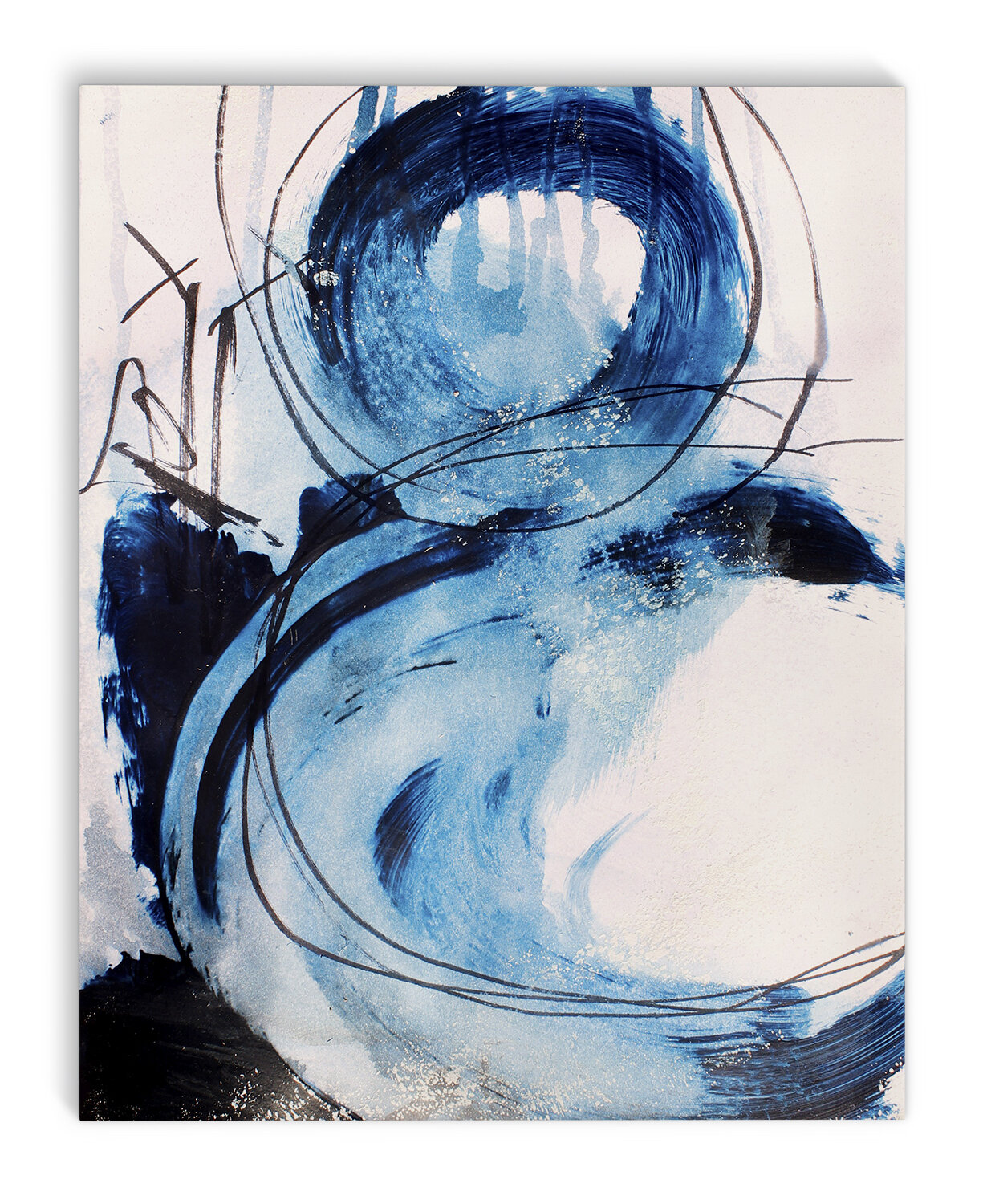 Blue Abstract - Painting on Canvas