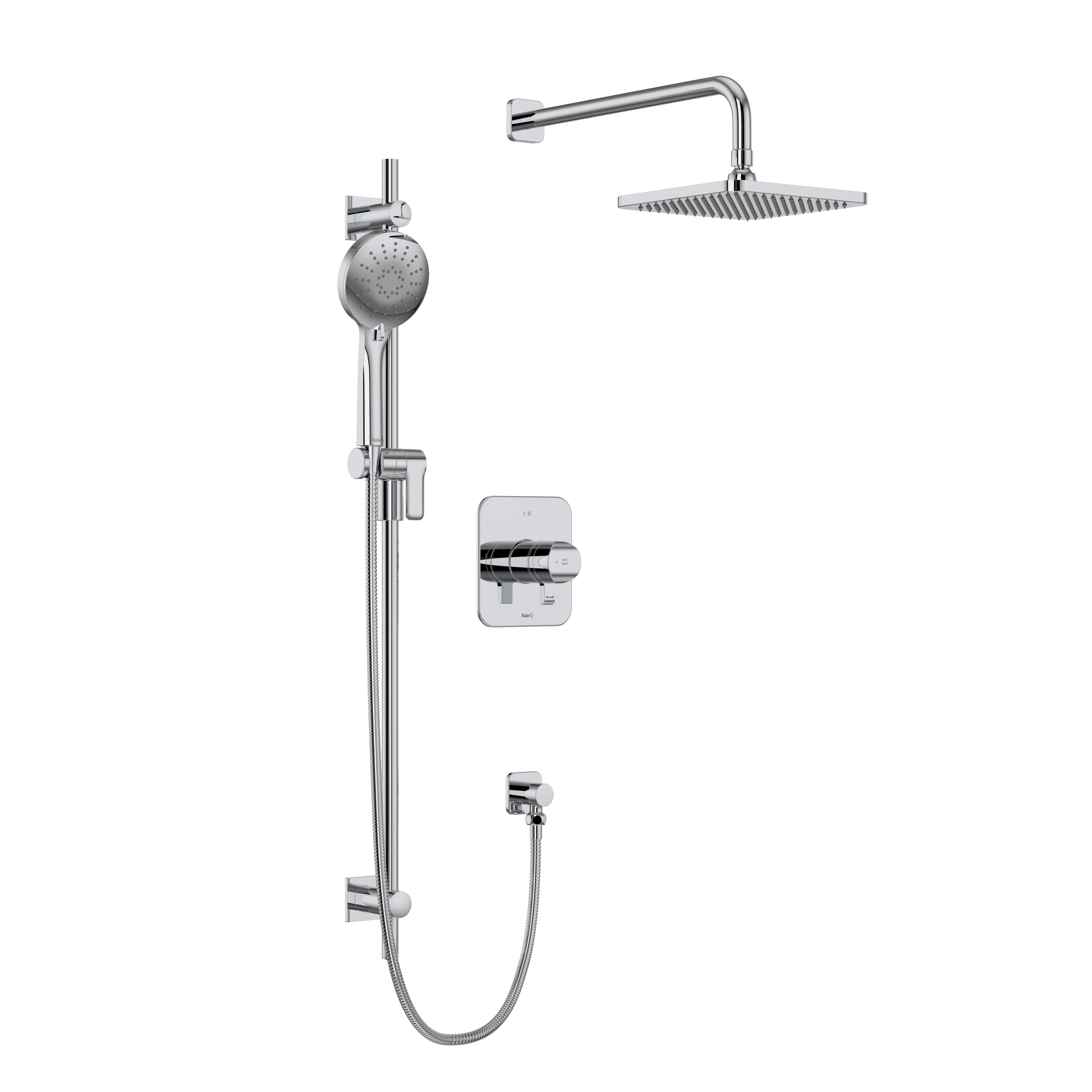 Riobel Salomé 1/2" Thermostatic & Pressure Balance Shower System with