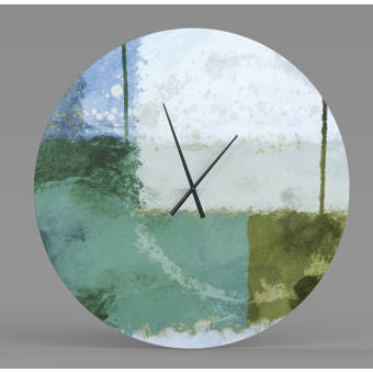 East Urban Home Composition Wall Clock Reviews Wayfair Ca