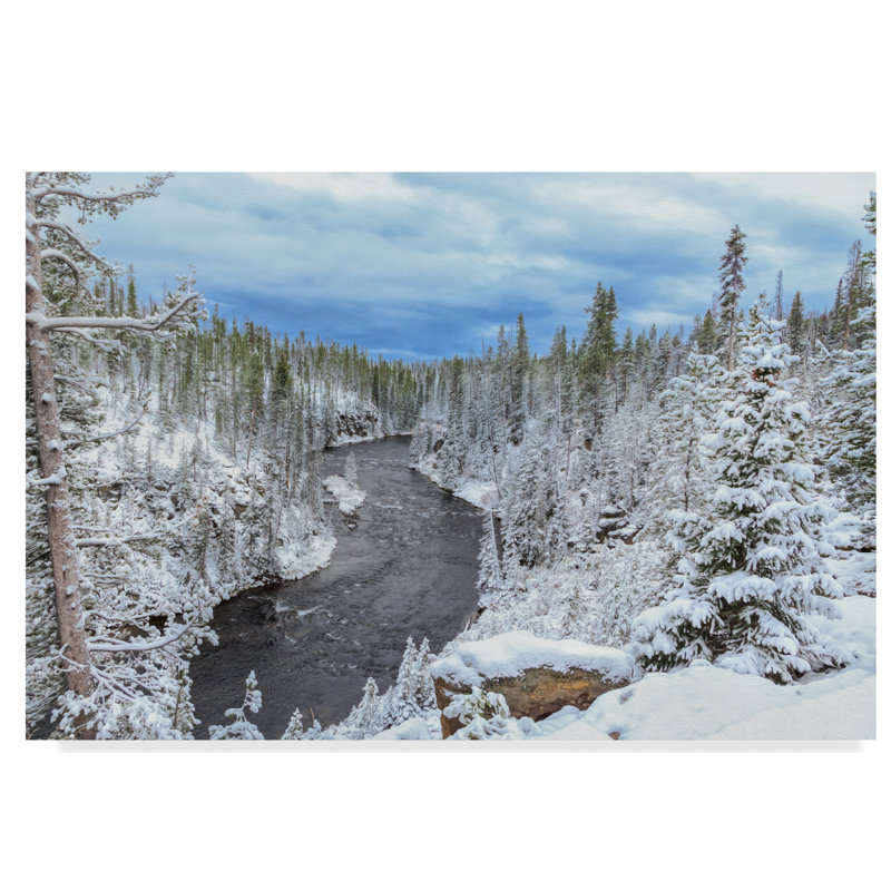 Trademark Art Yellowstone Winter In Fall Photographic Print On