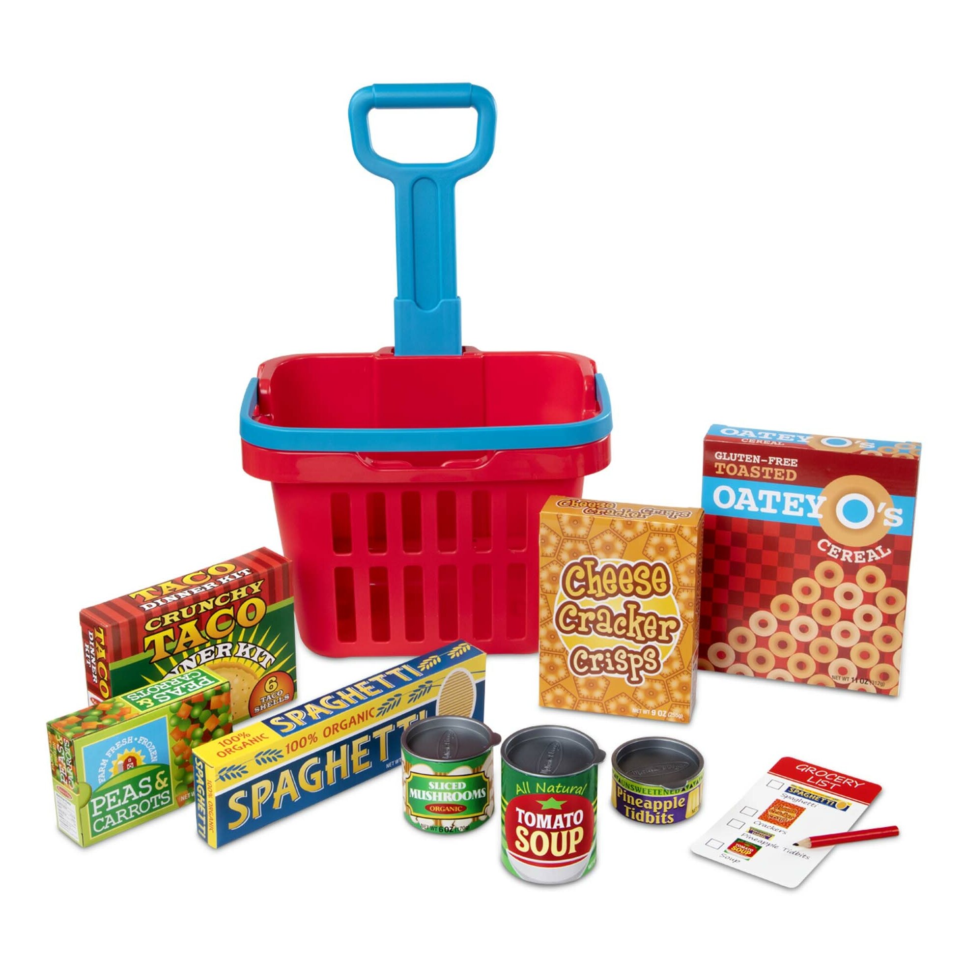 Grocery Basket Kitchen Play Toys by Melissa & Doug 5171 