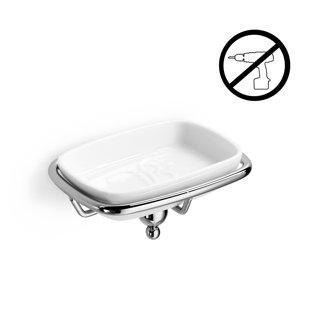 Go to store & view more images WS Bath Collections Venessia Self-Adhesive Soap Dish