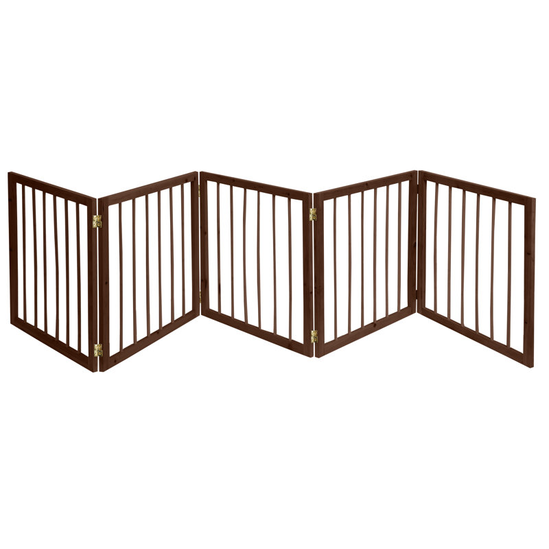 Wooden Round Rod Pet Gate