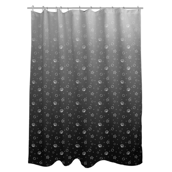 seashell shower curtain