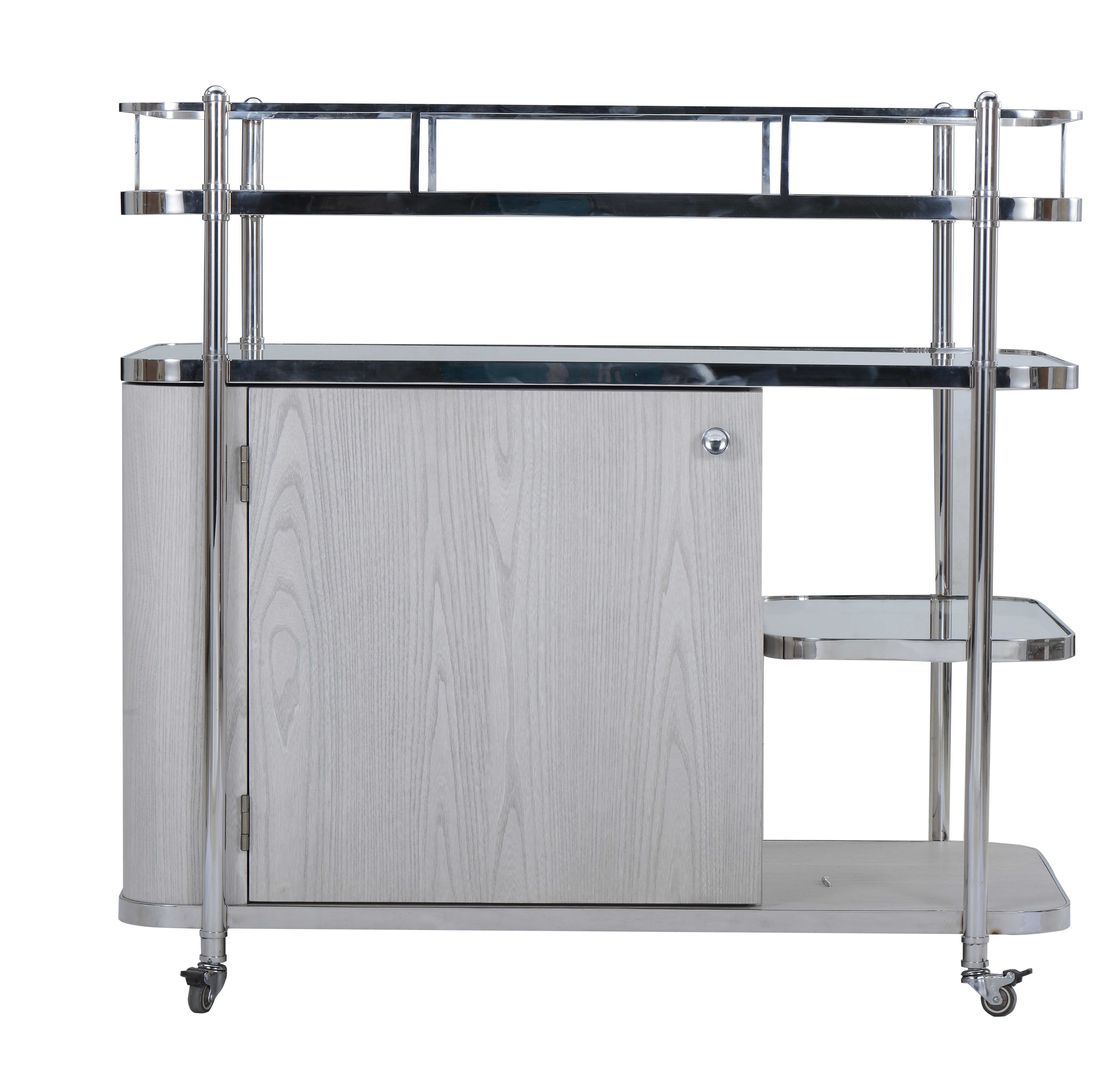 Brayden Studio Mancheer Mobile Bar Cabinet Wayfair