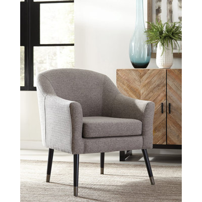Decor+ Mid-century Modern Grey Accent Chair