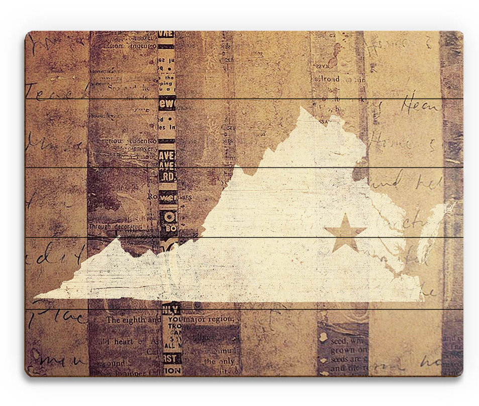 Click Wall Art Virginia Rustic by Click Wall Art Exclusive Designer