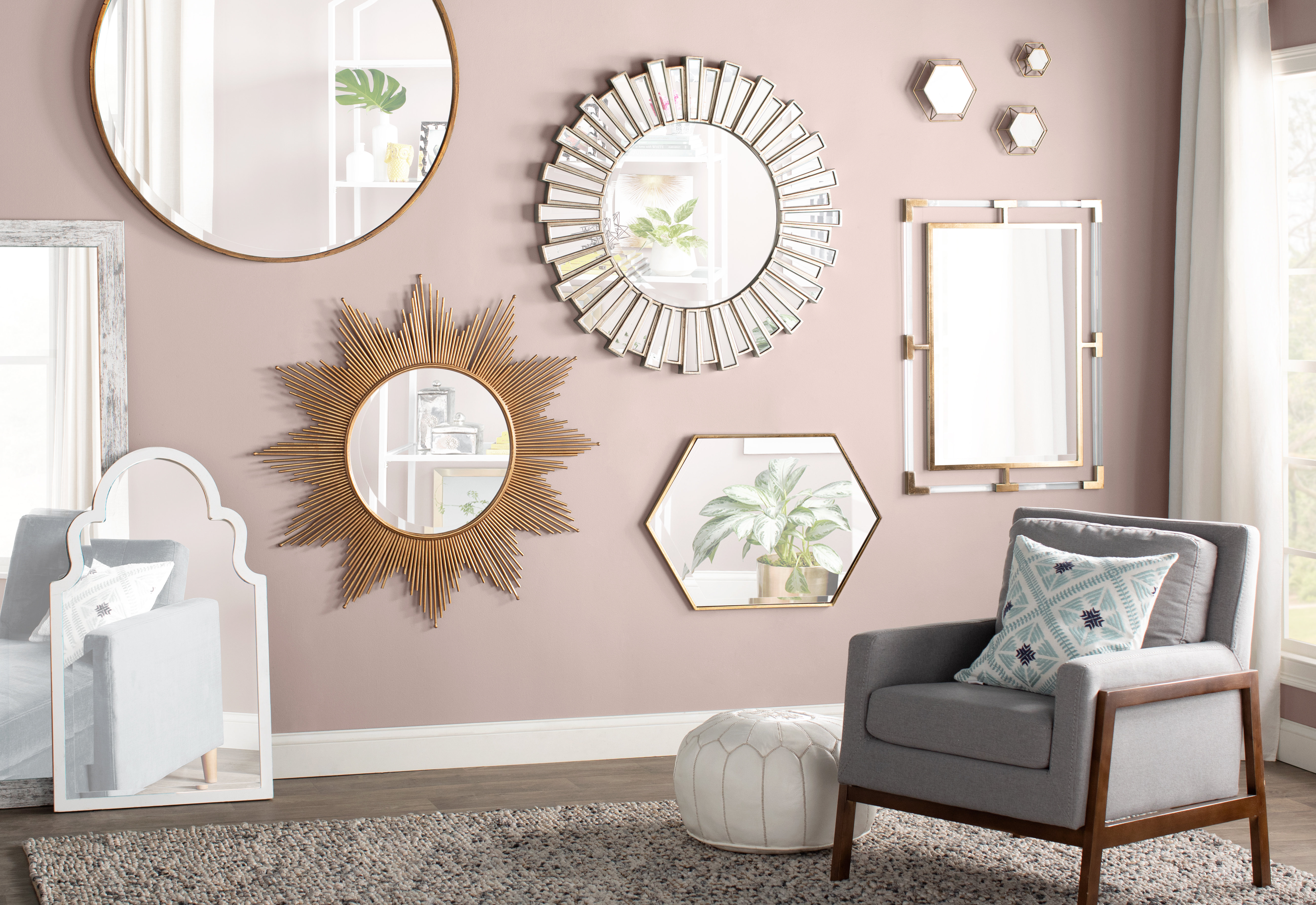 mirror living room furniture