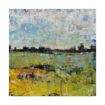 Highland Dunes Across The Tall Grass I Acrylic Painting Print On