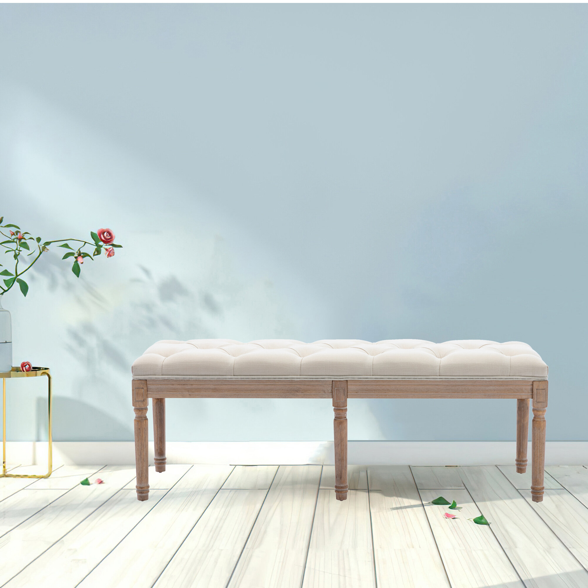 decorative upholstered bench