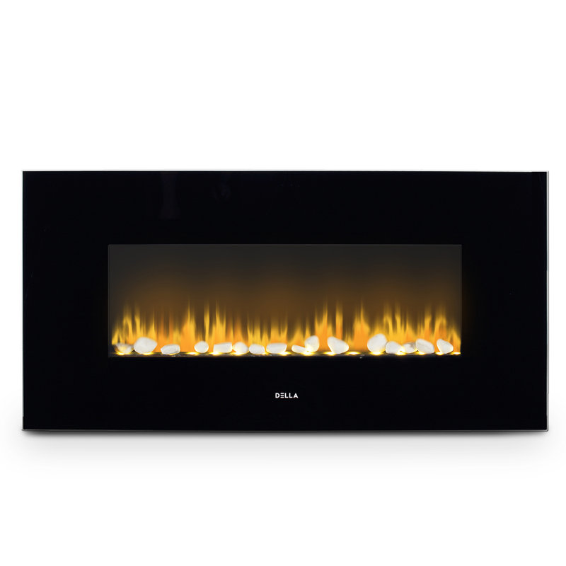 Della 1500w Wall Mounted Electric Fireplace Reviews Wayfair
