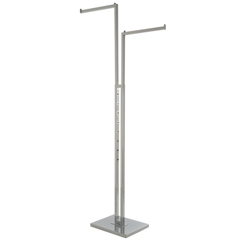 Econoco 33 W 2 Way Adjustable Clothes And Garment Rack Wayfair