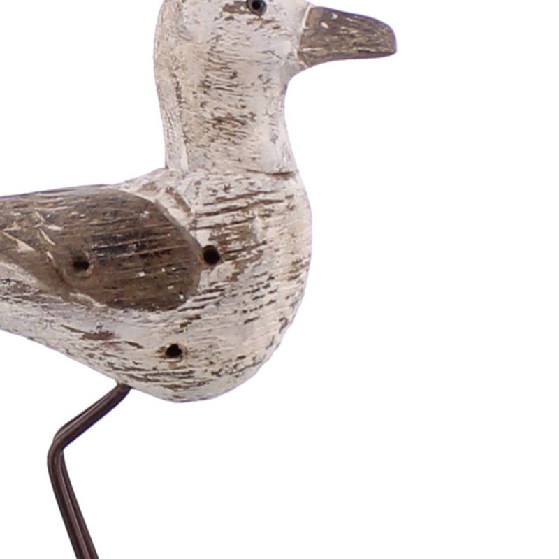 Dovecove Wooden Seagull Decor With Stable Base Figurine Wayfair