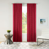 Red Trellis Curtains Wayfair