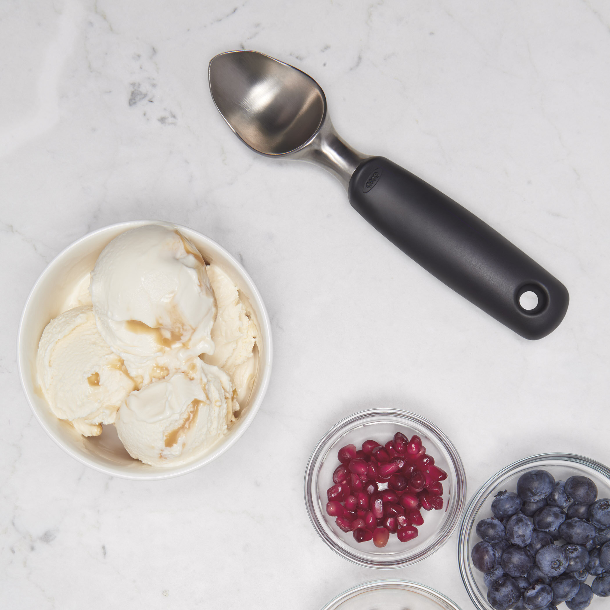 oxo stainless steel ice cream scoop