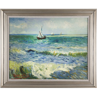 Starry night over the Rhone 20/"x26/" Canvas Art Print Vincent Van Gogh