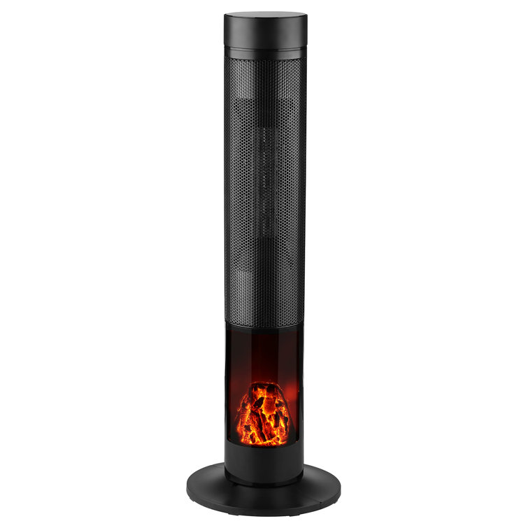 Zenova 1 500 Watt Electric Convection Tower Heater With Remote Control Reviews Wayfair