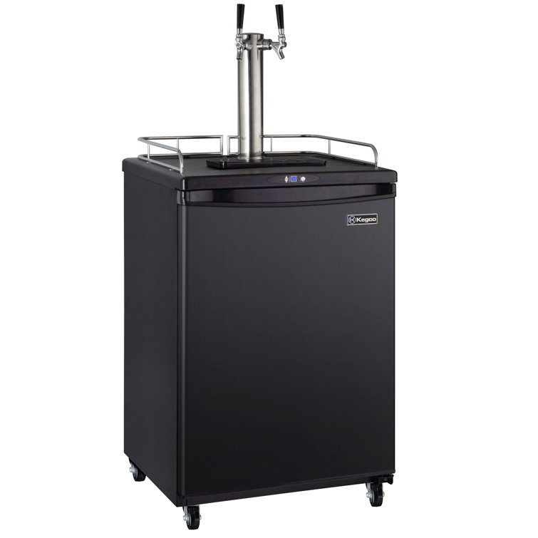 Kegco 5.8 Cubic Feet cu. ft. Dual Tap Freestanding Kegerator with