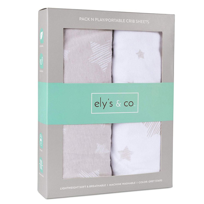 Elys Co Pack N Play Portable Fitted Crib Sheet Reviews Wayfair