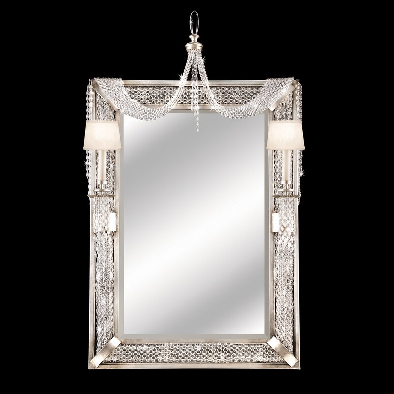 Elegant Glass Wall Mirror - Cascades 58