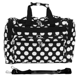Ambesonne Colorful Gym Bag Large Weekender Carry-on Polka Dots and Rounds