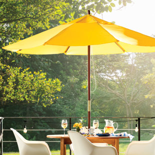 Yellow Patio Umbrellas You Ll Love Wayfair Save