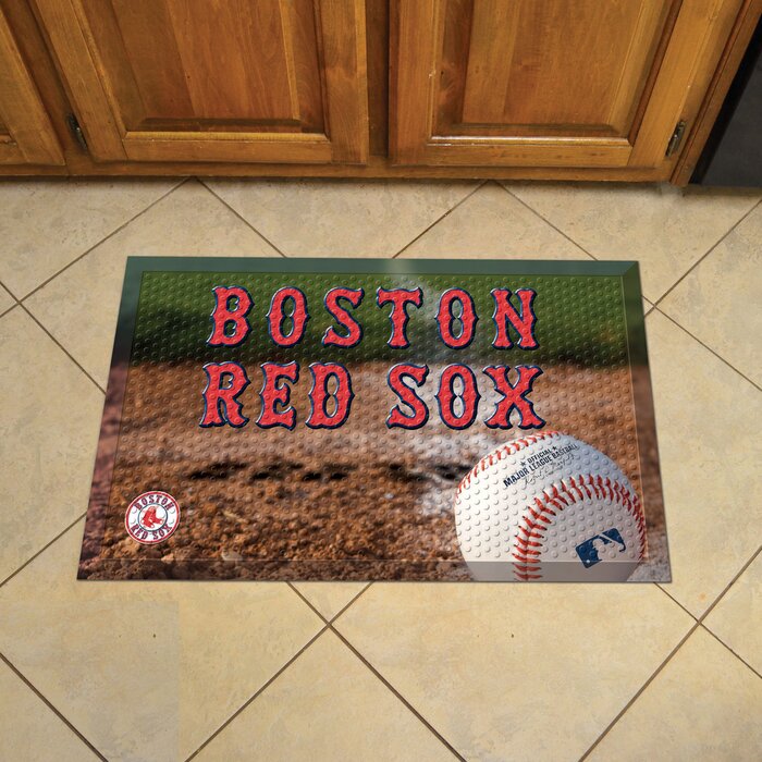 Fanmats Mlb Boston Red Sox Ball 30 In X 19 In Non Slip Outdoor