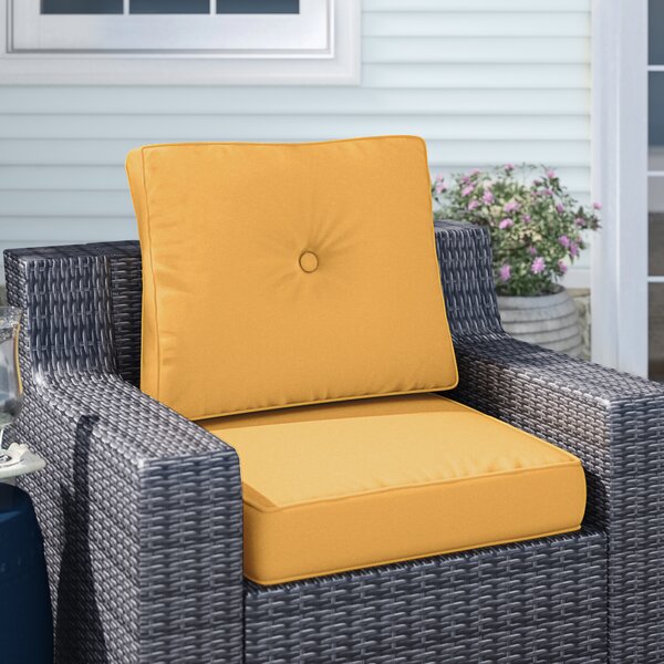 Outdoors Use Deep Seat Chair Patio Cushions Set Pad UV Resistant Porch Furniture