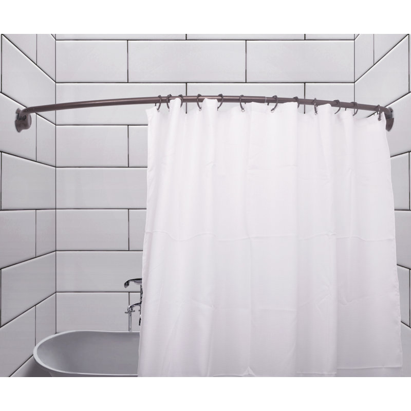 round shower curtain